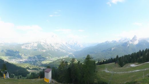 Cortina d'Ampezzo View from Duca d'Aosta Mountain Hut of Tofana