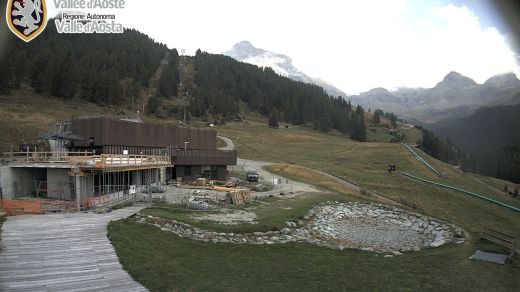 Champoluc Near the Ostafa slopes