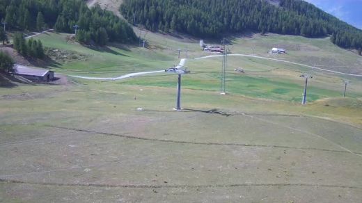 Pila Grimod ski school area and snowpark 2245 m.