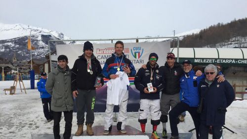 Guglielmo Bosca campione italiano universitario di gigante