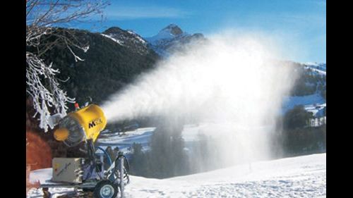 Low-pressure snow cannon