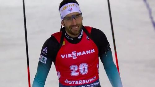 Biathlon: Fourcade wins the Ostersund Individual. Cyclone France: four in the first four positions.