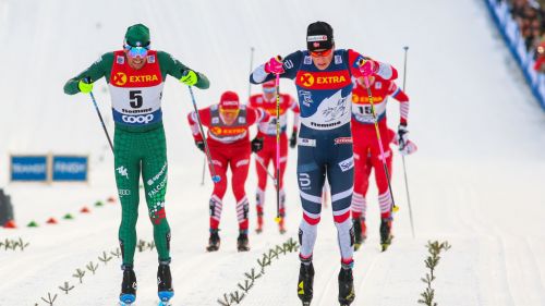 Klaebo c '' and wins the Mass Start of Lago di Tesero, according to an immense De Fabiani