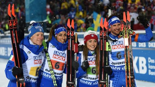 Biathlon World Championships: Bronze Italy in the Mixed Relay, Gold in Norway