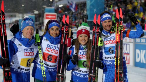 Norway on the top of the world in Mixed Relay, Italy second