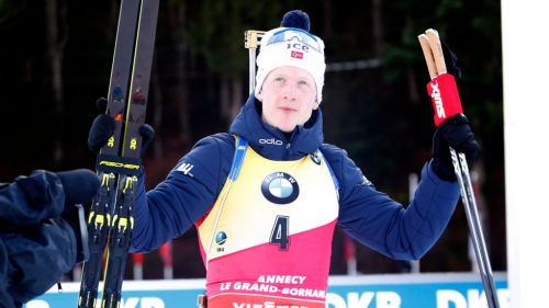 Johannes Boe dominates the Le Grand Bornand Mass Start