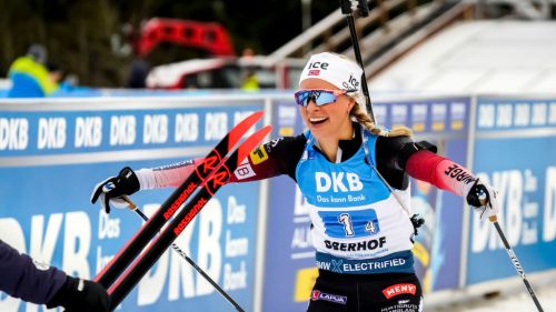 Eckhoff uncatchable in the Sprint of Ruhpolding, Wierer third leaves the bib number yellow