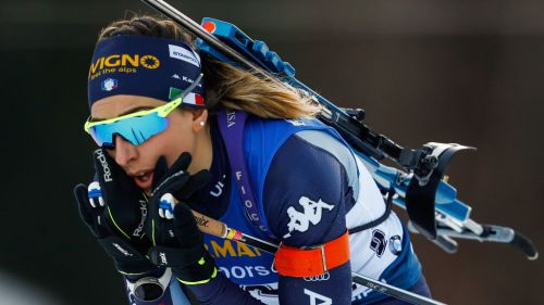 Vittozzi c '', second in the Mass won by the Swedish Oeberg. Wierer ninth