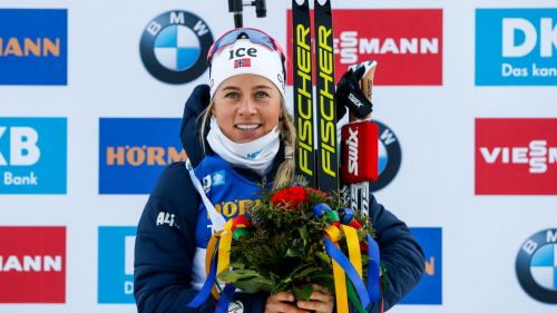 Biathlon: a wild Eckhoff also wins the Pursuit, Wierer fifth