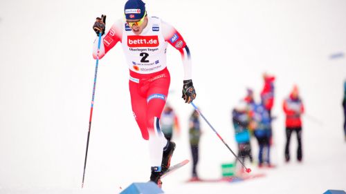 The Falun Sprint by Paal Golberg, fourth Federico Pellegrino