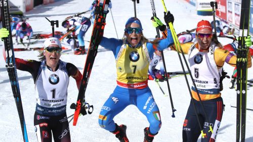 Wierer, blue apotheosis in Anterselva. The pursuit is his