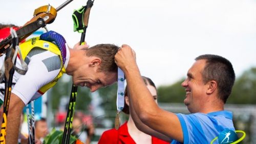 The Slovak Otcenas and the Chinese Zhang, Summer Biathlon's World Pursuit