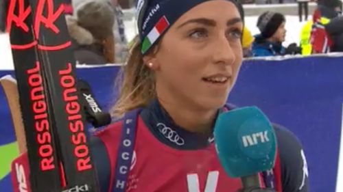 Lisa Vittozzi imposes herself in the Sprint of Sjusjoen, third Dorothea Wierer