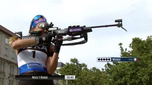 Dorothea Wierer dominates the Wiesbaden City Biathlon