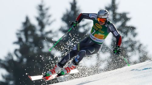 GS Kranjska Gora wins Henrik Kristoffersen in front of team-mate Rasmus Windingstad