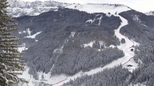 Val Gardena downhill canceled. Too much wind