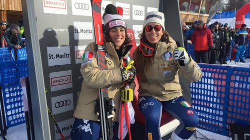 Blue double in Sankt Moritz. Sofia Goggia wins the supergiant in front of Federica Brignone