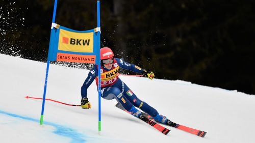 Combined Crans Montana, Federica Brignone at the top of the general World Cup