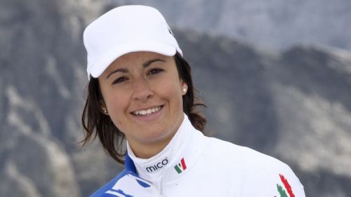 Irene Curtoni Ofterschwanger to third. Nadia Fanchini sixth