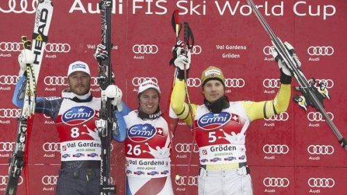 Beat Feuz fastest Bode Miller. Blue out of twenty