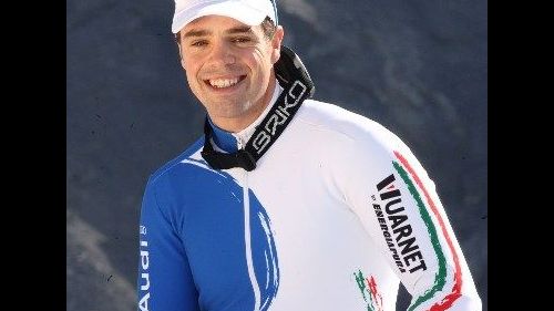 Peter Fill in allenamento a Bormio