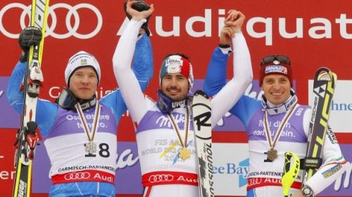 Garmisch, Manfred Moelgg è bronzo in slalom