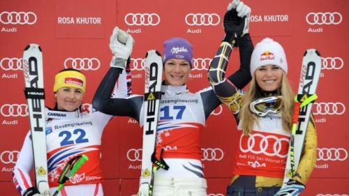 Maria Riesch dominates in Sochi. Lindsey Vonn wins the cup