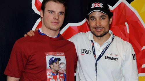Werner Heel e Giuliano Razzoli sul podio a Kitzbuhel. Giorgio Rocca si ritira