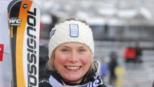 Tessa Worley dominates in Soldeu. Manuela Moelgg at the foot of the podium