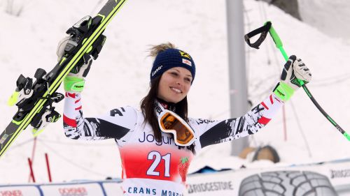 Anna Fenninger  vuole la Coppa: è lei la più veloce in prova a Lenzerheide