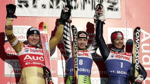 Tina Maze sempre sul podio in gigante a St. Moritz. 1a manche alle 10.30