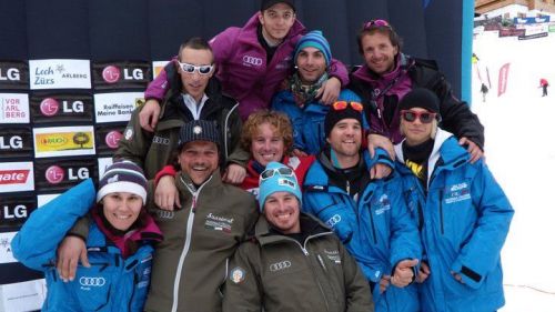 Luca Matteotti alla sua prima vittoria in Coppa del Mondo