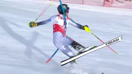 Atle lie mcgrath è fuori nella prima manche dello slalom di kitzbuehel, il video del suo errore