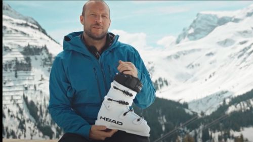 Aksel lund svindal ci introduce il liquid fit dello scarpone head raptor