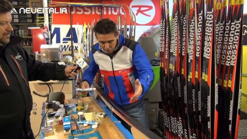 Materiali per lo Sci di Fondo - Applicazione sciolina di tenuta
