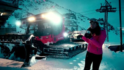 Corvatsch Snow Night