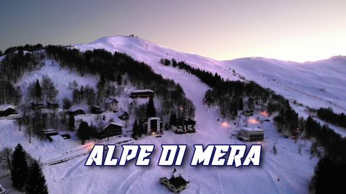 Un volo all'alpe di mera con il drone
