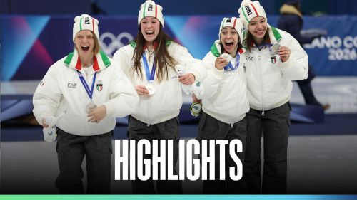 Le ragazze d'argento nella staffetta 3000m: rivivi il film in 140 secondi: arianna fontana, arianna sighel, elisa confortola e 