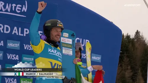 Aaron March ed Elisa Dalmasso, 2° posto nel PGS a coppie miste a Simhonohe dietro allAustria. La coppia azzurra resta al comando della generale