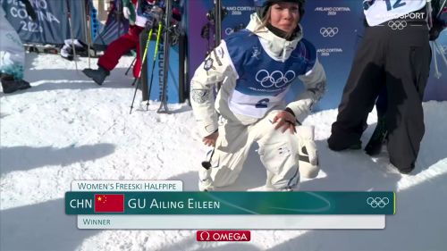 Eileen gu si conferma regina dell'halfpipe a livigno e si mette al collo la 6^ medaglia in 6 gare olimpiche: rivivi la run da o