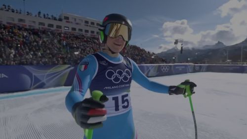 Sofia goggia sempre sul podio in discesa libera. la sua gara da bronzo a cortina