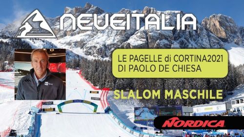 Slalom maschile di cortina 2021 - le pagelle di paolo de chiesa