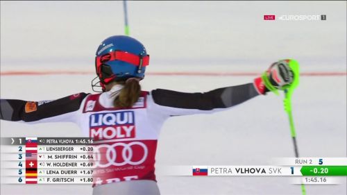 Vlhova vince il primo slalom di are e torna in vetta alla classifica