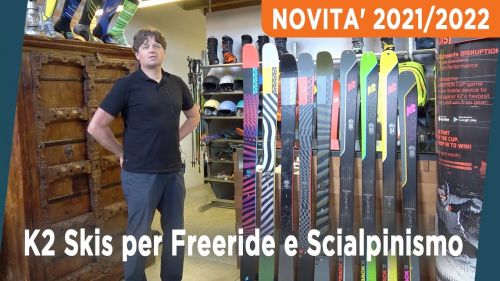 K2 skis per la stagione 2021/2022. la gamma completa per il freeride e lo scialpinismo