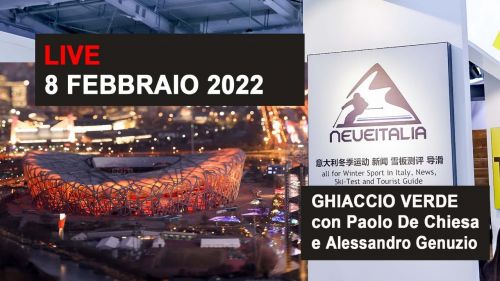 Ghiaccio verde con paolo de chiesa e alessandro genuzio. le gare di oggi a pechino 2022