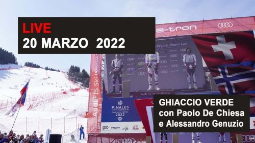 Ghiaccio verde in diretta dopo le finali di courchevel/méribel