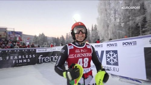 Slalom levi, anita gulli stavolta va a punti: ottima seconda manche