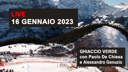 Ghiaccio verde del 16 gennaio 2023 con paolo de chiesa