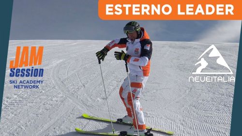 Esterno Leader, le prerogative dello sci esterno - Corso di sci intermedio