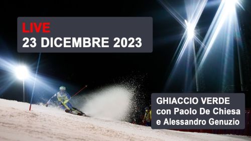 Ghiaccio verde del 23 dicembre 2023 con paolo de chiesa e alessandro genuzio. auguri di natale